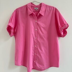 Rails Pink Button-Up Shirt
